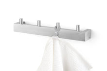 Select nice zack 40389 linea wall mounted towel hook rail for 4 towels