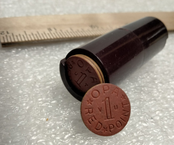Little red tokens found at San Bernardino County Museum put food on the table during WWII