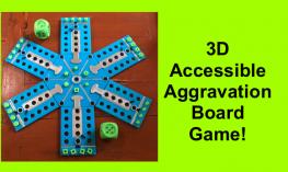 Accessible Aggravation Board Game