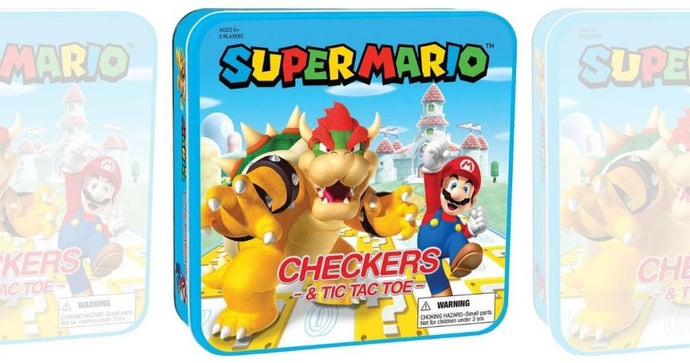Super Mario Checkers & Tic-Tac-Toe Game Set Just $10.97 on Amazon or Macys.com (Regularly $17)