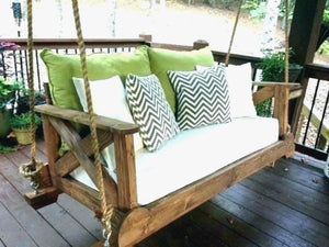 Remodel Outdoor Porch Bed Swing Round