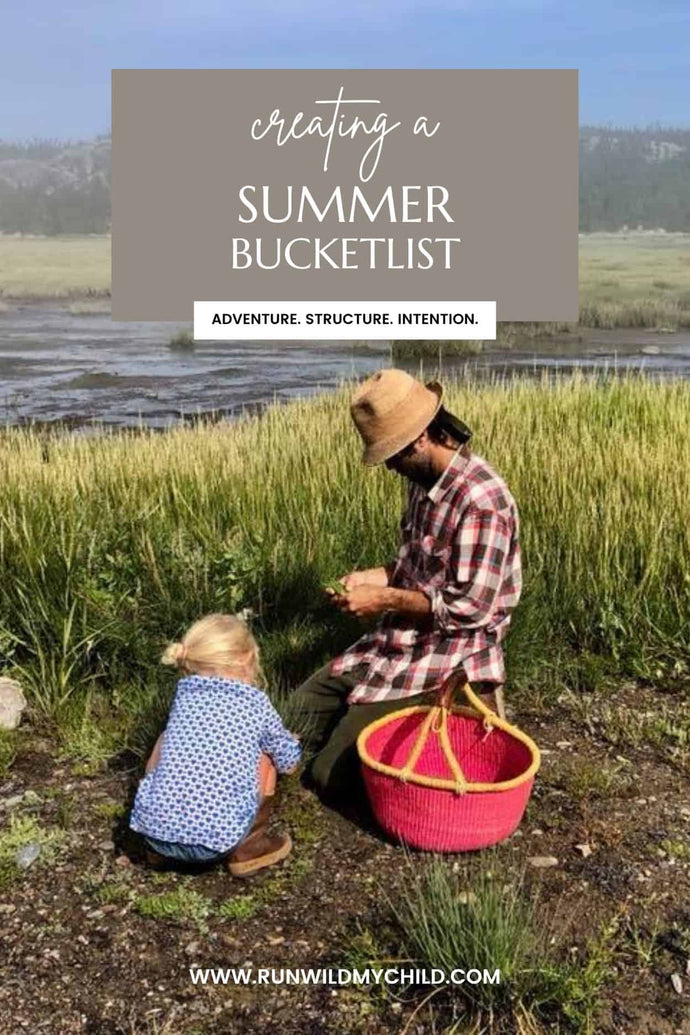 Creating a Summer Bucket List with Kids