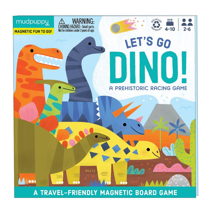 Let’s Go Dinos! Magnetic Travel Board Game