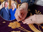 Tributes to the Queen and Charles’s love of nature: symbolic imagery on Camilla’s coronation robe