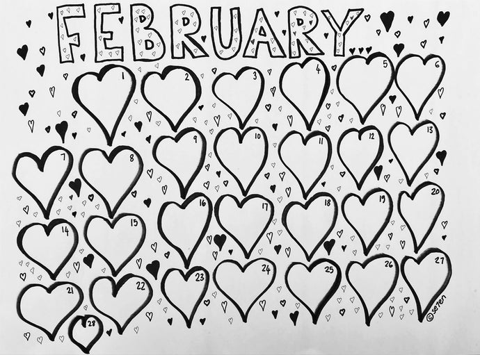 Se7en’s February and Your Free Printable Calendar…