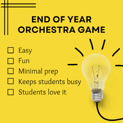 End of Year after concert game