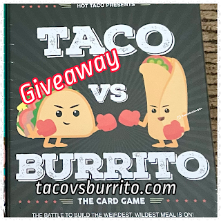 Win Taco vs Burrito Game RV:$29.99  #giveaway #cardgame @tacovsburrito1