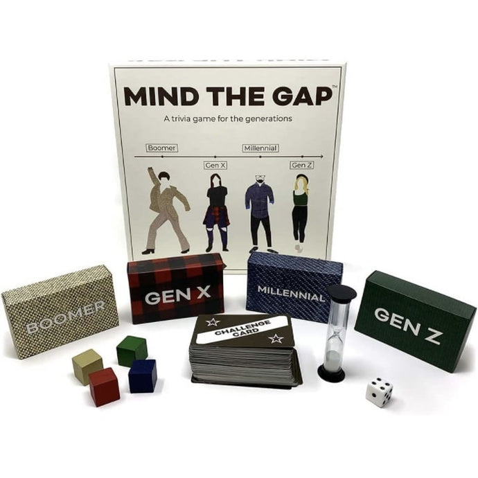 “MIND THE GAP” Game – The Ultimate Thanksgiving Survival Kit from SolidRoots Party Games!