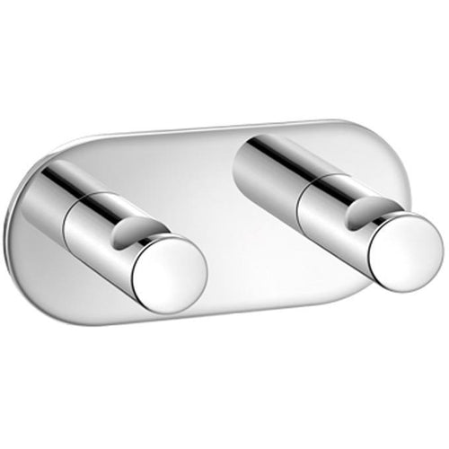 SCBA Corner Wall Double Towel Robe Hook Hanger for Bath Towel Holder - Brass