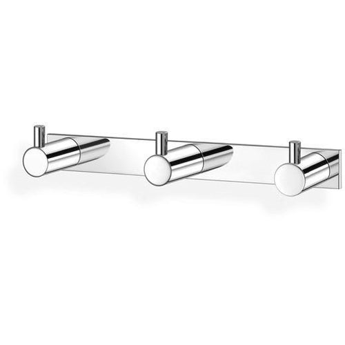 SCBA Wall Round Triple Towel Robe Hook Hanger for Bath Towel Holder, Brass