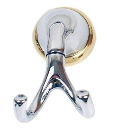 Moen Asceri Chrome/Polished Brass Robe Hook# 8103CP