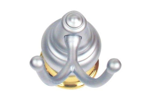 Moen Decorator Platinum/Polished Brass Robe Hook 4703PMP