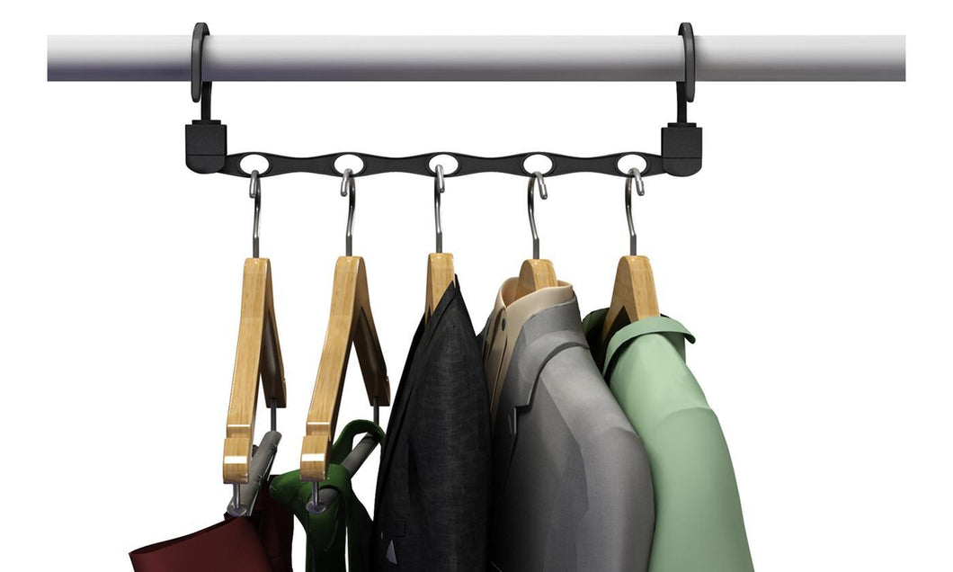 Home Storage Closet Space Clothes Organizer Robe Hooks 10 Magic Hangers