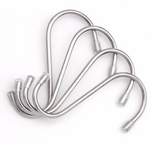 S Shape Hooks Stainless Steel Bathroom Hanger Clasp Rack Robe Hooks Protective