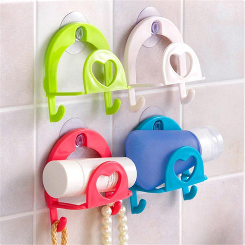 1Pc Bathroom Shelf Towel Soap Dish Holder Kitchen Sink Dish Sponge Storage Holder Rack Robe Hooks
