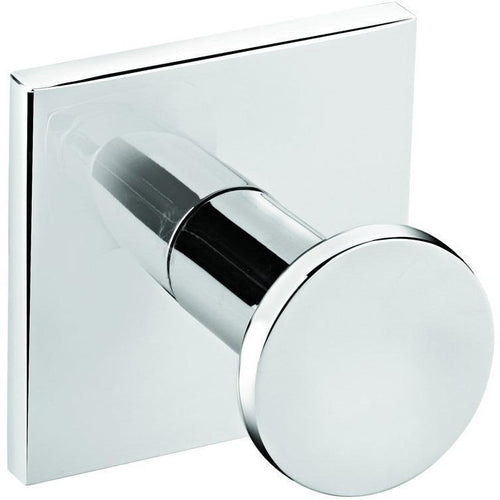 Square Self-Adhesive Single Towel Robe Hook Hanger Towel Holder, Polished Chrome