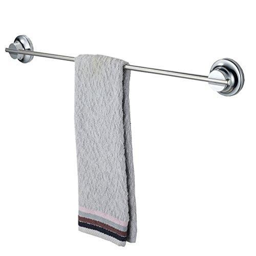 Order now dosingo vacuum suction cup towel bar wall mounted stainless steel towel bar suction towel rack removeable shower mat rod shower door self adhesive no drill easy to install