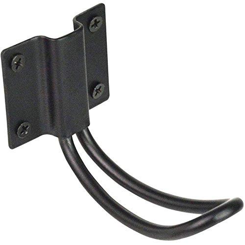 10 Pcs Wide Wall Hooks, Hoveox Black Modern Single Hooks Zinc Alloy Sturdy Clothes Towel Hangers Storage Organizer Hook For Garage/Bathroom/Living Rooms &Amp; 50Pcs 0.5 Inch Iron Screws &Amp; Free Screwdriver