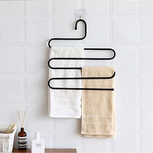 Organize with ds pants hanger multi layer s style jeans trouser hanger closet organize storage stainless steel rack space saver for tie scarf shock jeans towel clothes 4 pack