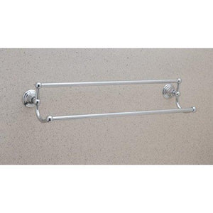 The best rohl rot20 24stn vin8pn rot20 24 country bath 24 double towel bar satin nickel