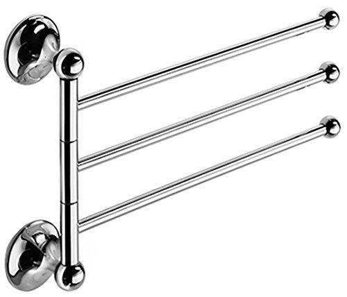 Buy ws bath collections venessia collection self adhesive wall mount flexible towel bar 13 3 polished chrome
