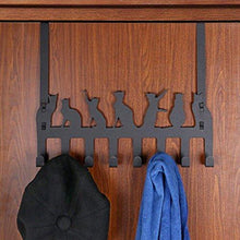 Buy wintek over the door hook hanger heavy duty organizer rack for towel coat bag 8 hooks black