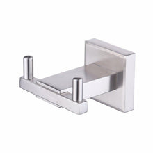 Explore kes sus 304 stainless steel 4 piece bathroom accessory set rustproof including towel bar toilet paper holder towel ring double robe hook wall mount contemporary square style brushed finish la242dg 42