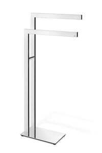 Discover the zack 40046 towel stand stainless steel metallic