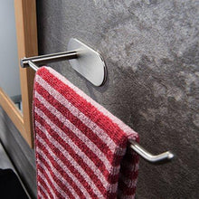 Results taozun self adhesive towel bar 11 inch hand dish towel rack stick on towel holder for bathroom kitchen no drilling sus 304 stainless steel