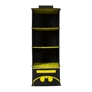 Buy now everything mary col batman 4 shelves clothing closet and bedroom dc comics towel accessory storage collapsible hanging organizer