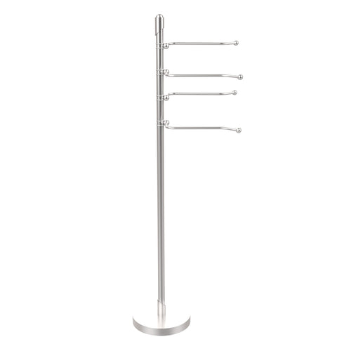 Shop for allied brass sh 84 sch soho collection 4 swing arm towel stand satin chrome