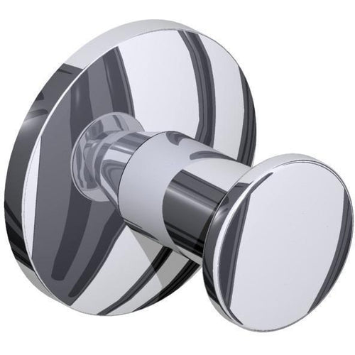 BR Miami Wall Mounted Chrome Towel Robe Hook Hanger for Bath Towel Holder - Brass