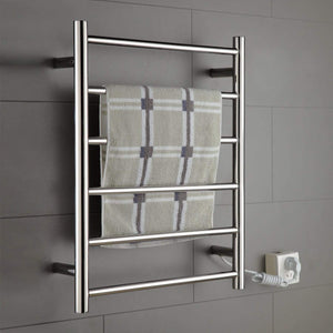 Great onda towel warmer stainless steel wall mounted heated 6 bars 110 120v