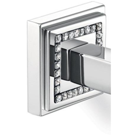 SCBA Angel Swarovski Double Towel Robe Hook Hanger for Bath Towel Holder, Brass
