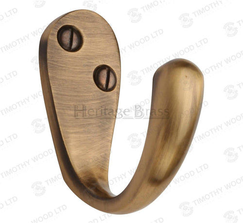 Heritage Brass V1040 Single Robe Hook - Antique Brass