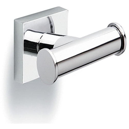 Lux Sidney Wall Double Towel Robe Hook Hanger for Bath Towel Holder, Brass