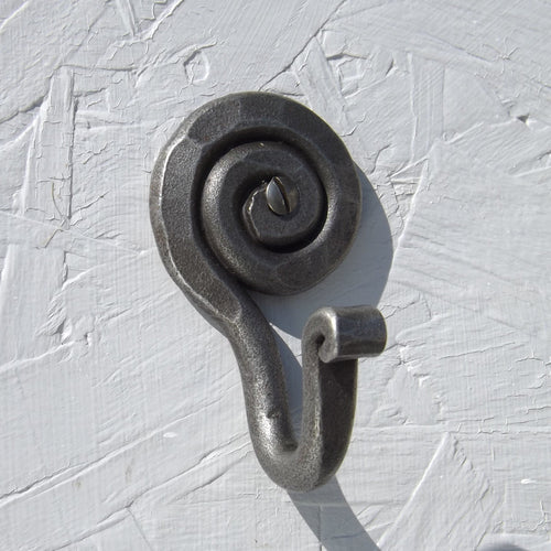 Beaten Iron Swirl hook