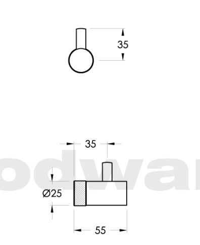 Brodware Yokato Robe Hook