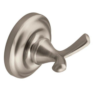 Moen Madison Pewter Wall Mount Double Robe Hook DN6903PW