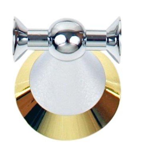 Moen Verini Chrome/ Polished Brass Robe Hook #5903CB