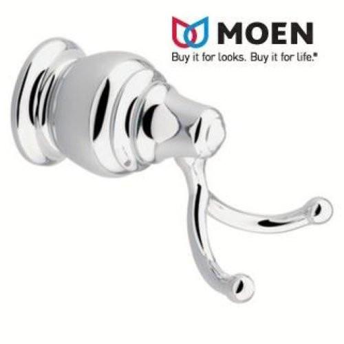 Moen Decorator Chrome Double Robe Hook Y4703CH