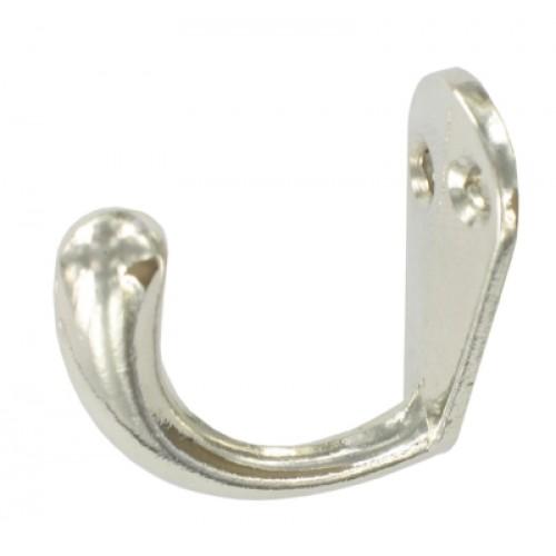 2pc Chromed Robe Hooks