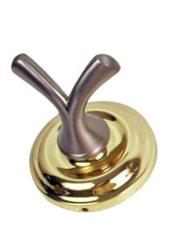 Moen Madison Pewter/Polished Brass Robe Hook #6903PWPB