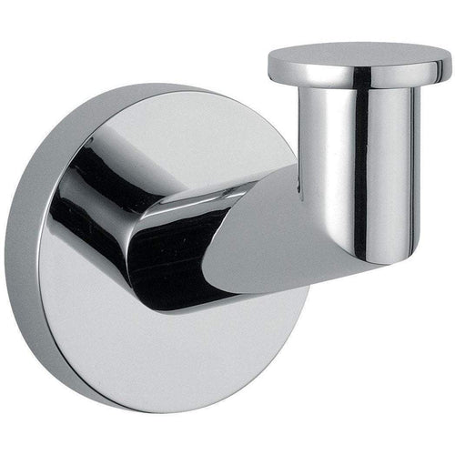 DI Hilton Wall Towel Robe Hook Hanger for Bath Towel Holder - Brass Chrome