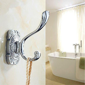 Bathroom Wall Mounted Zinc Alloy Towel Hook Holder Golden Finished Bathroom Accessories 2010