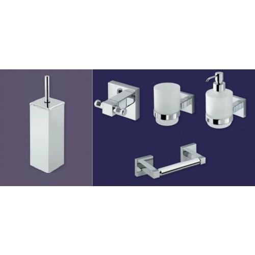 Eastbrook Bathroom and Toilet Accessories 5 Piece Rimini Set a