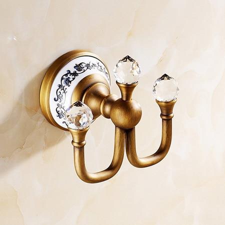 Elegant Crystal Robe Hook